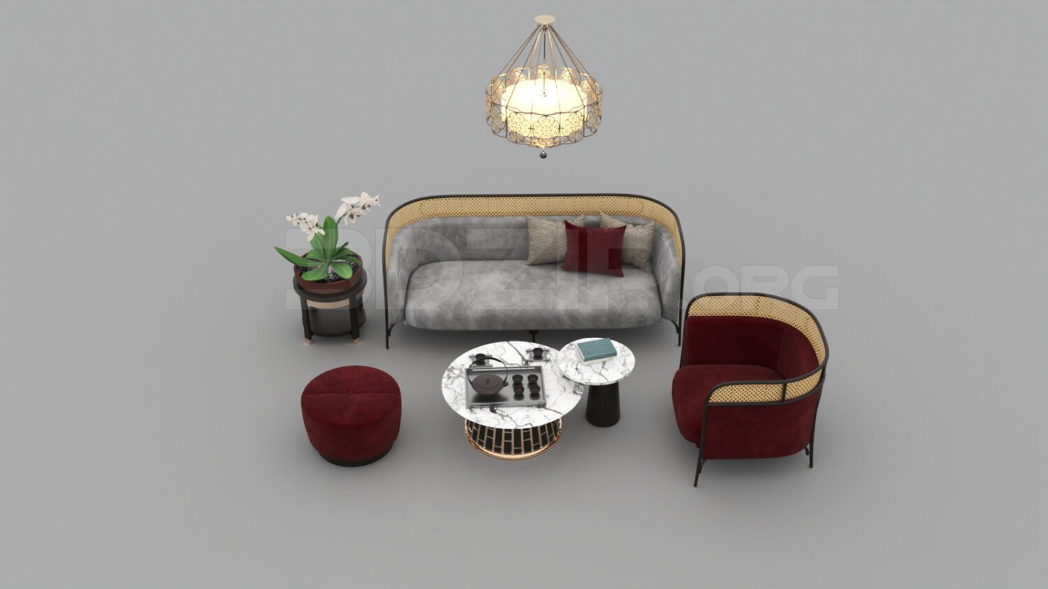 3228. Free 3D Sofa Model Download