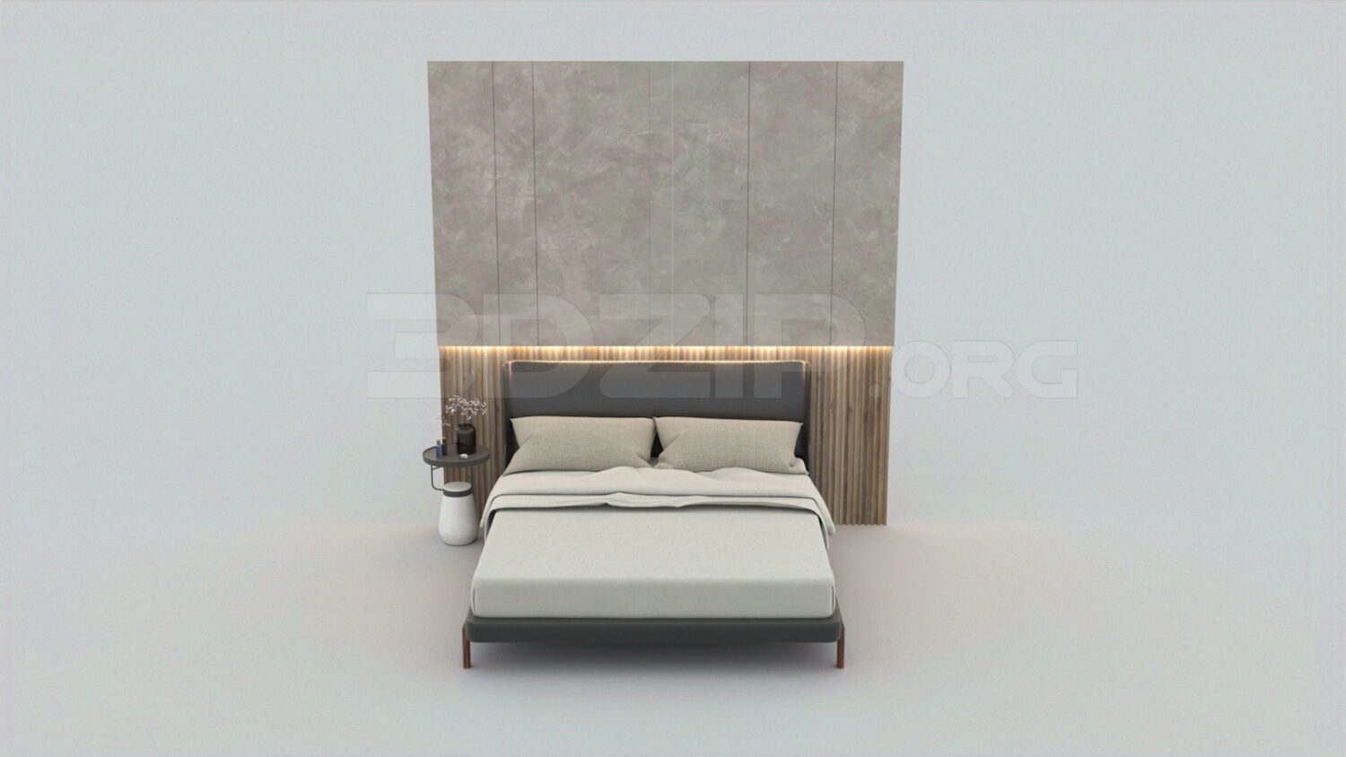 3297. Free 3D Bed Model Download