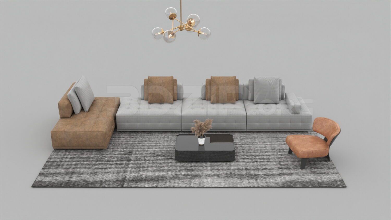 3386. Free 3D Sofa Model Download