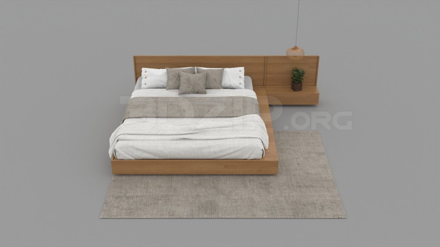 3473. Free 3D Bed Model Download