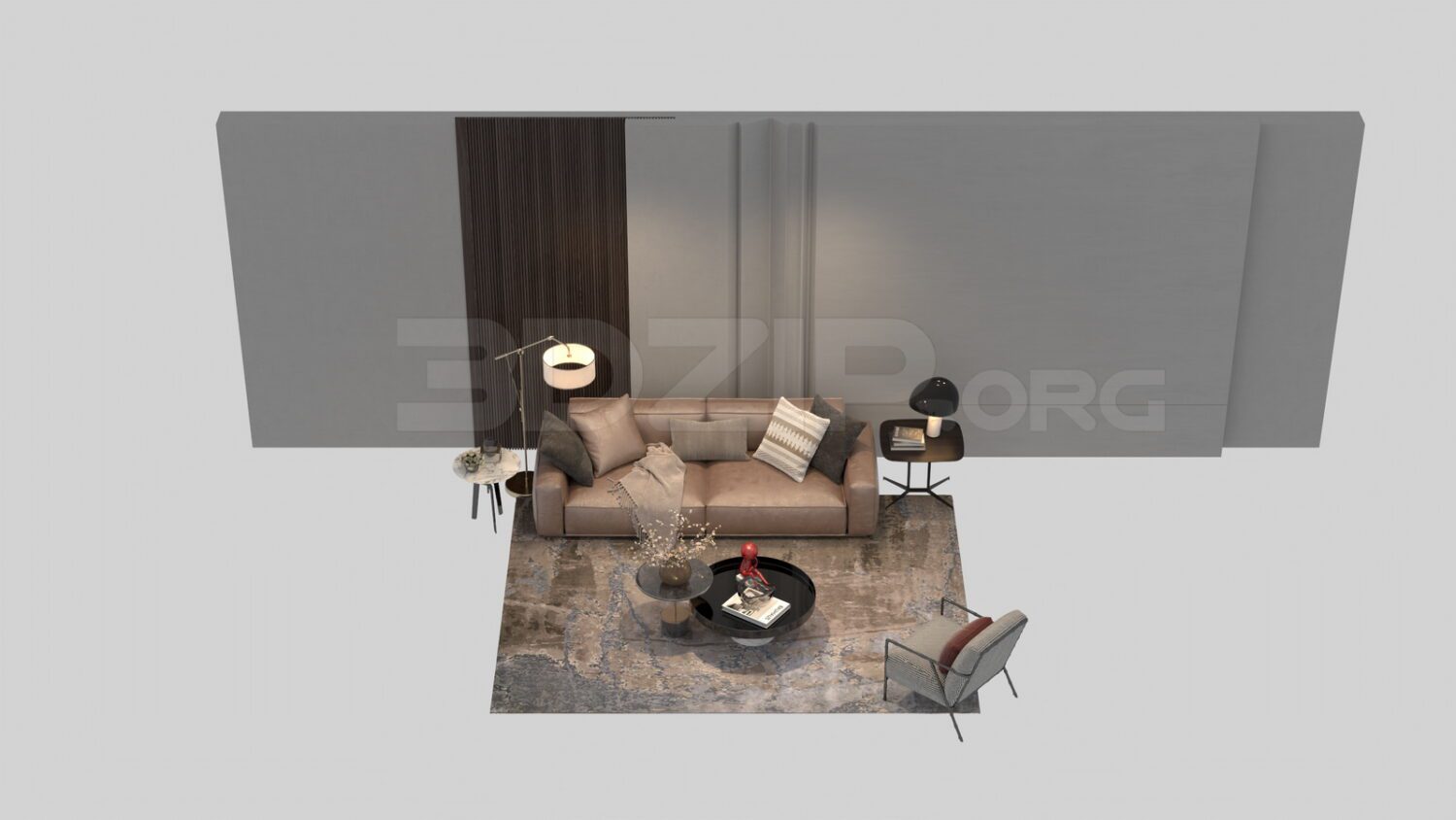 3509. Free 3D Sofa Model Download