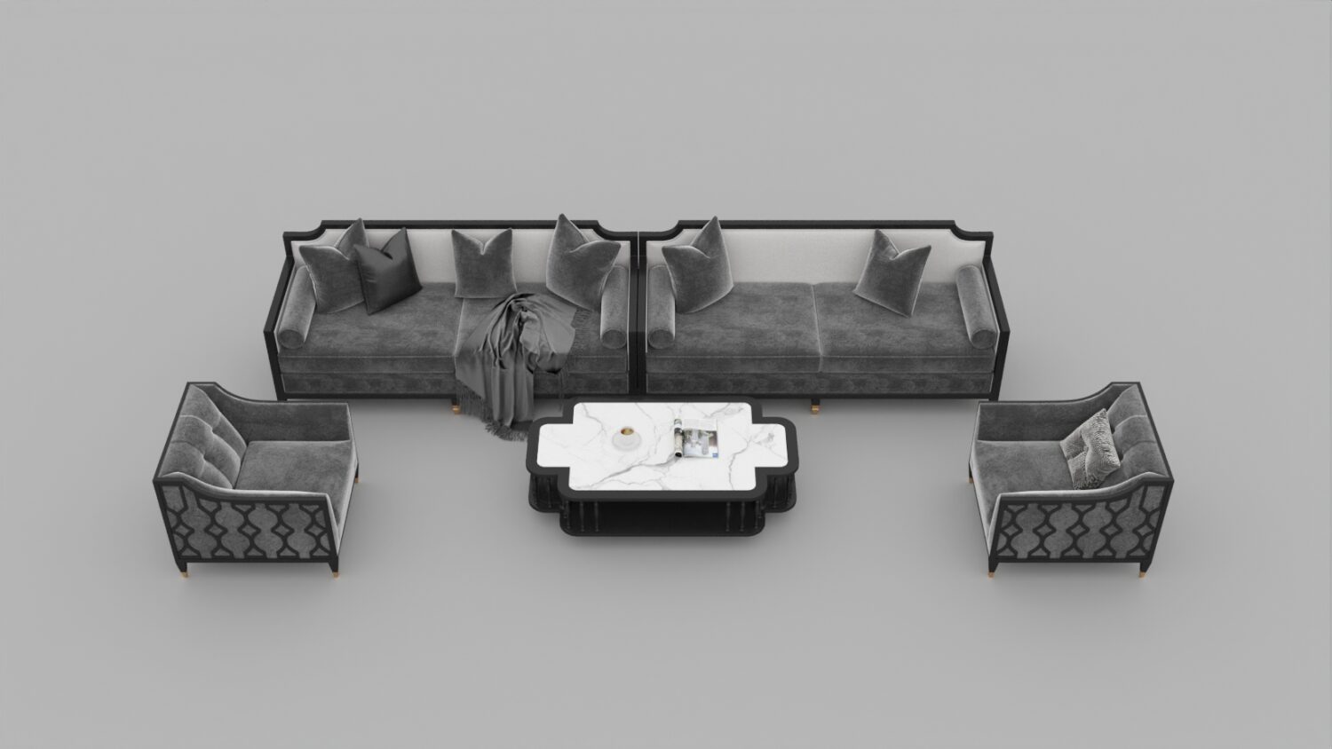 3708. Free 3D Sofa Model Download