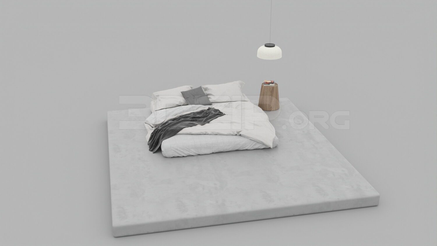 3722. Free 3D Bed Model Download