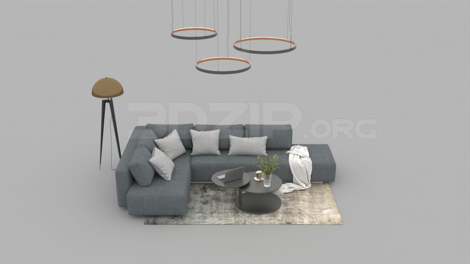 3734. Free 3D Sofa Model Download