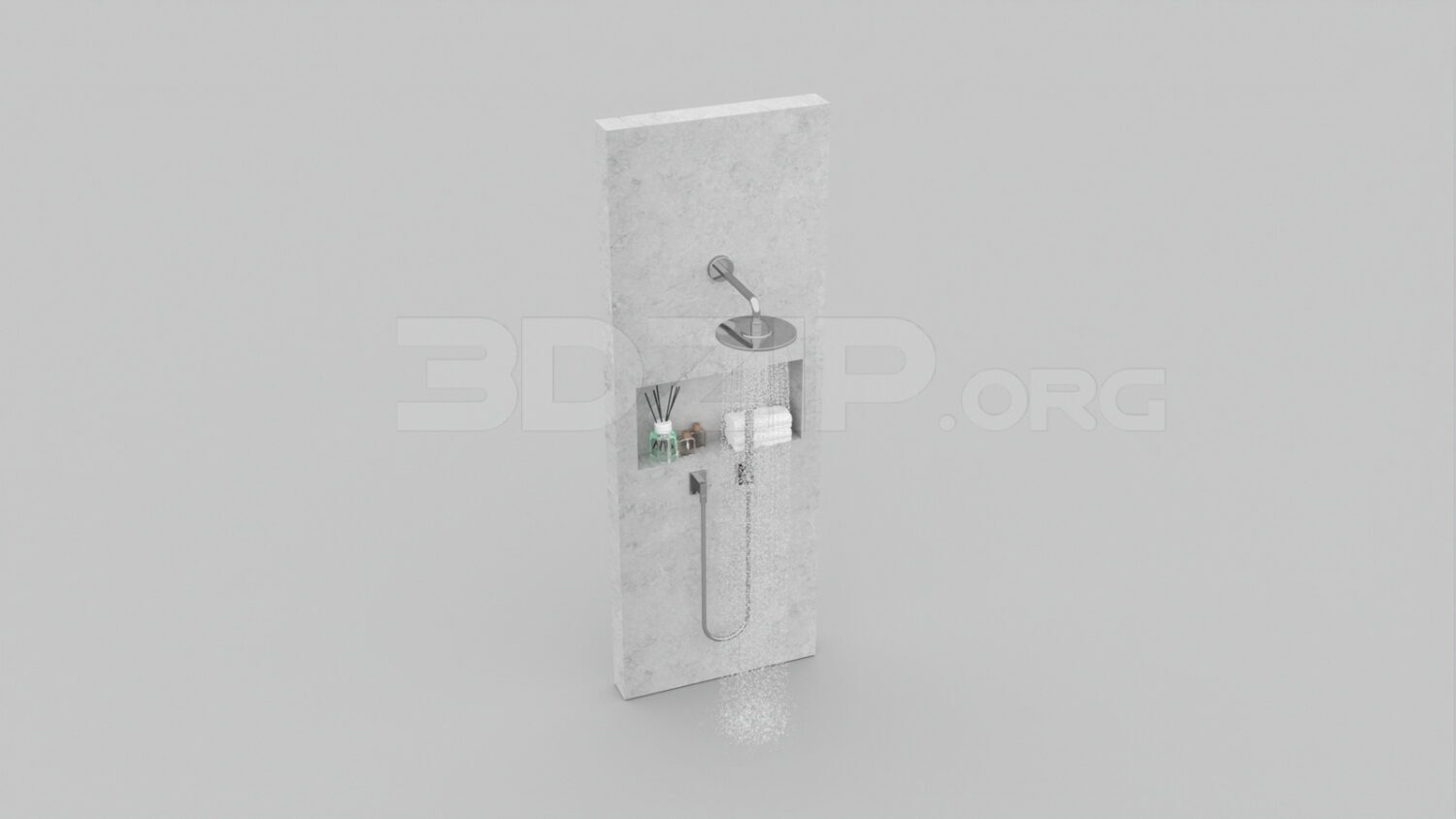 3784. Free 3D Shower Model Download
