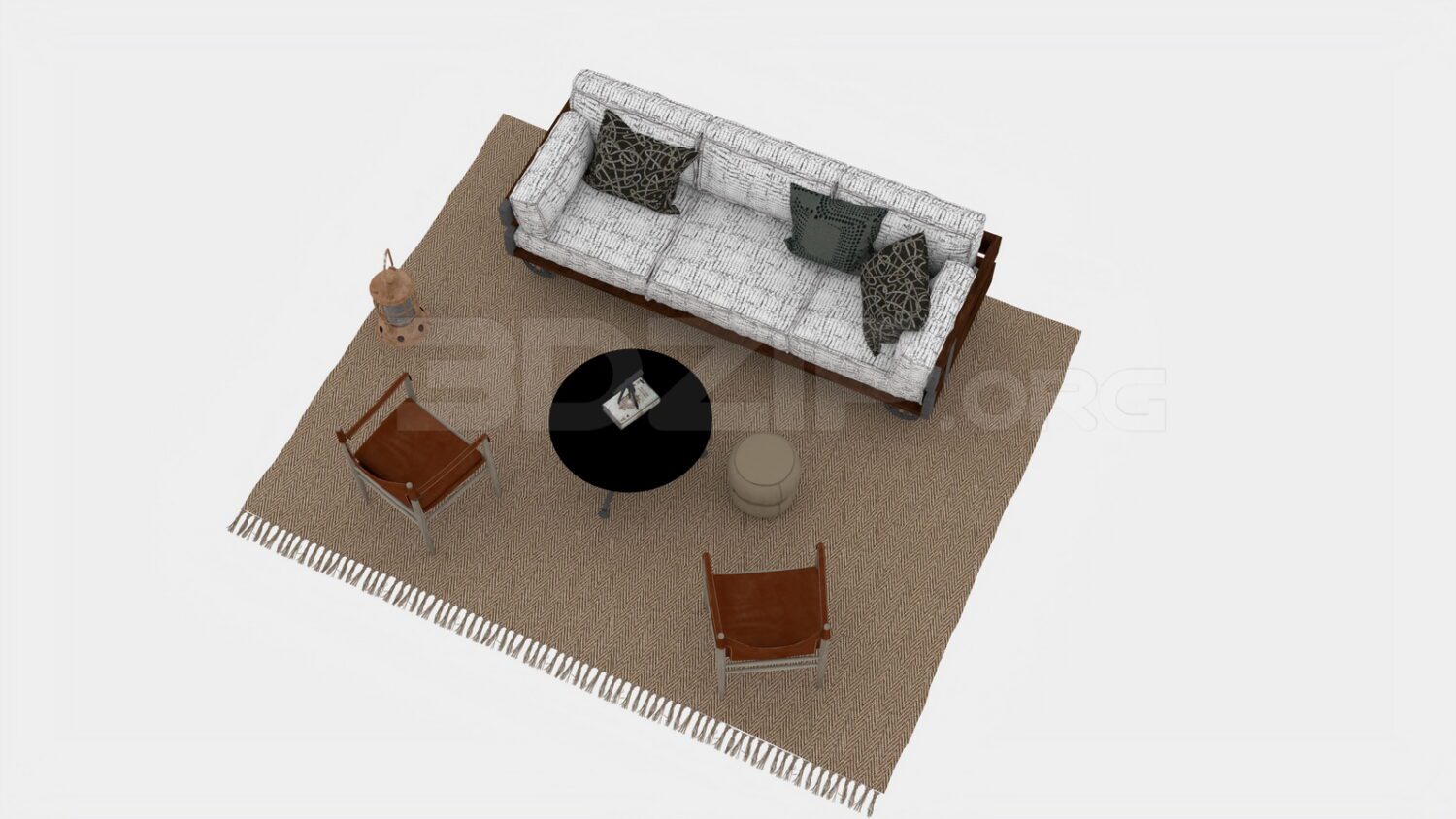 3970. Free 3D Sofa Model Download