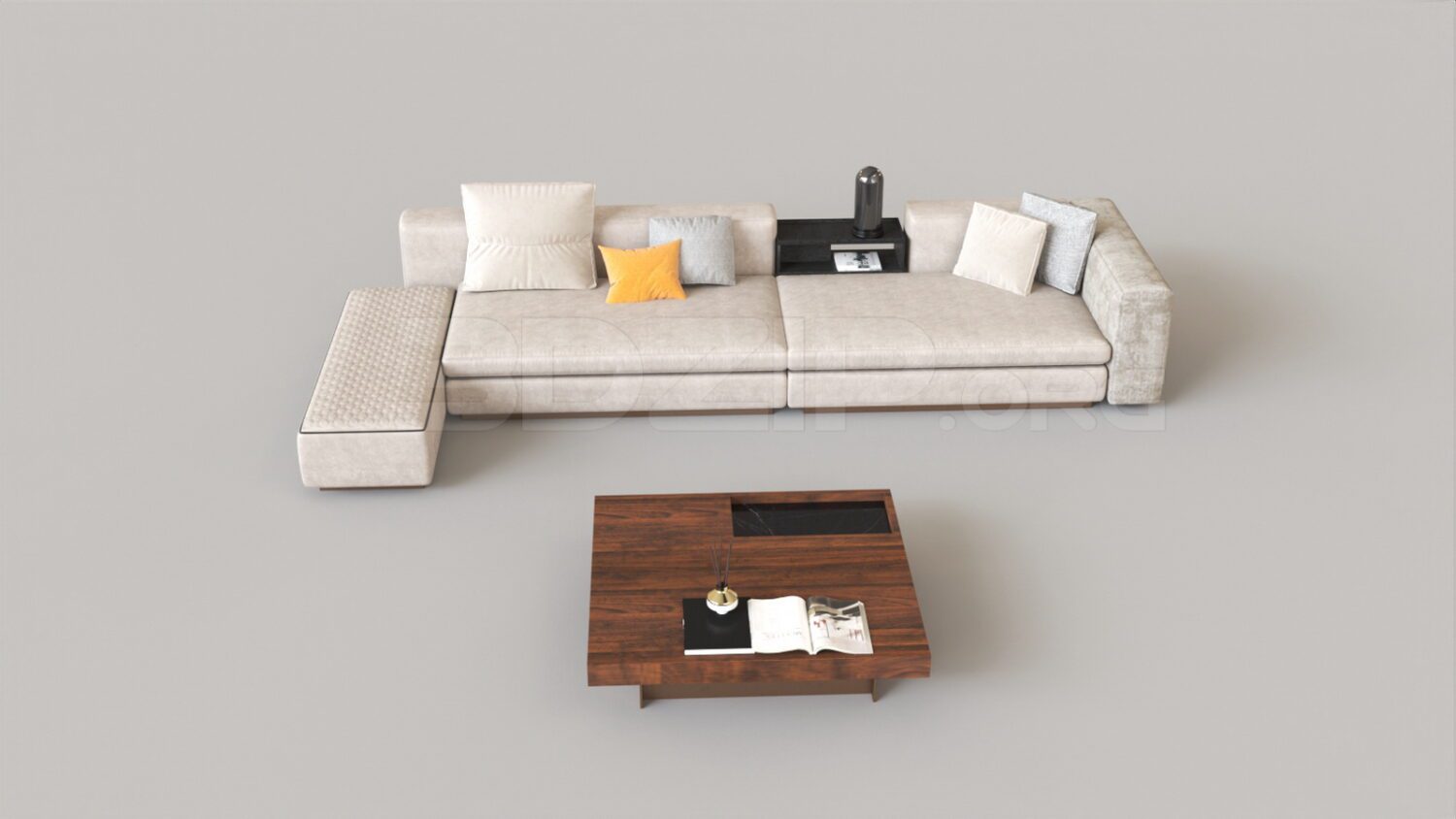 3992. Free 3D Sofa Model Download