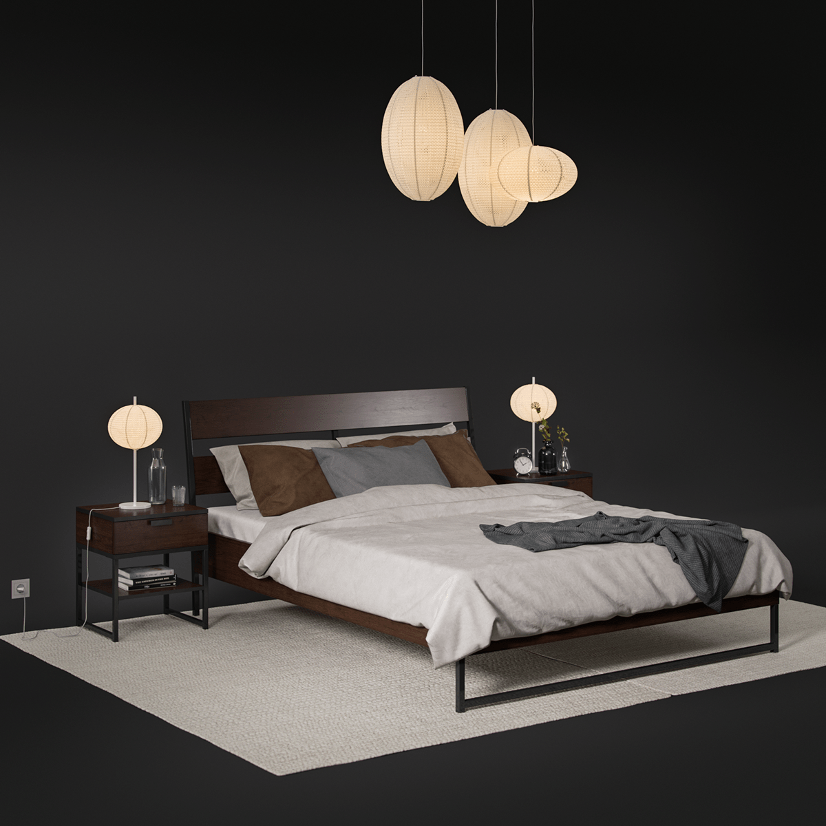 3D Ikea Bed Model 190 Free Download By Oleg Rasshchepkin