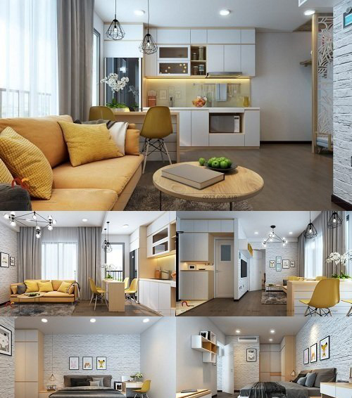 3D Interior Apartment 9 Scenes File 3dsmax Free Download
