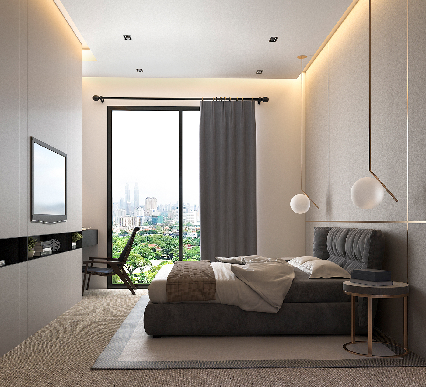 3D Interior Bedroom and WC Scenes File 3dsmax Free Download