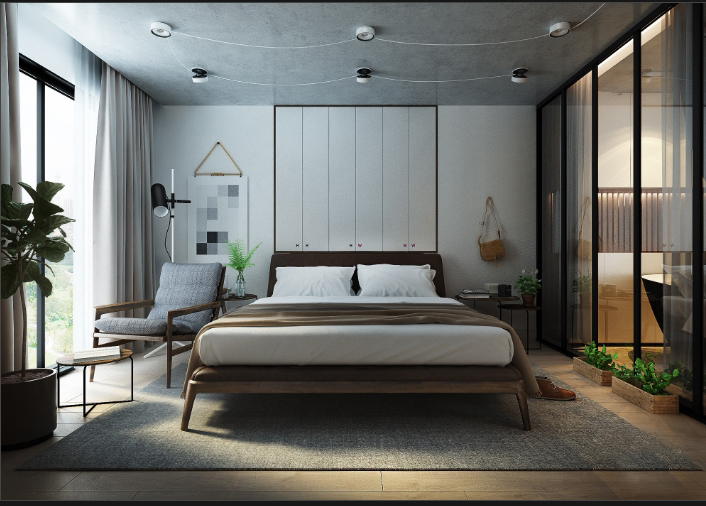 3D Interior Scenes File 3dsmax Model Bedroom 08