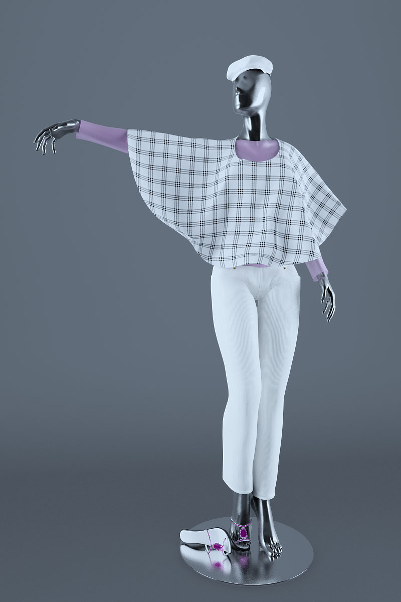 3D Mannequin Woman Model Free Download