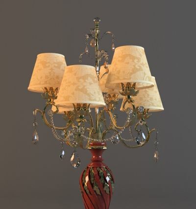 3D Model Antico Borgo Lampa Free Download