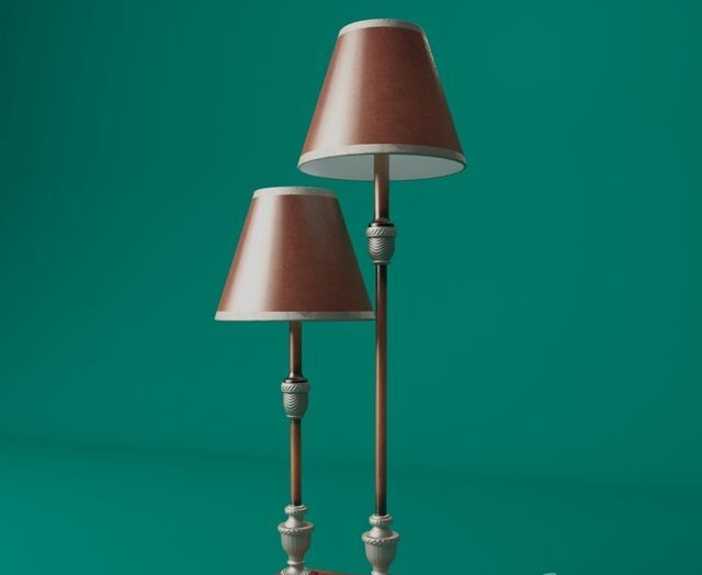 3D Model BASSET MIRROR Floor Lamp Free Download