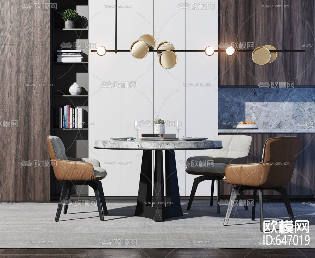 3D Model Dining Tables And Chairs 48 Free Download