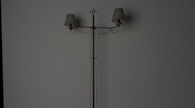 3D Model Floor Lamp DE33 Free Download
