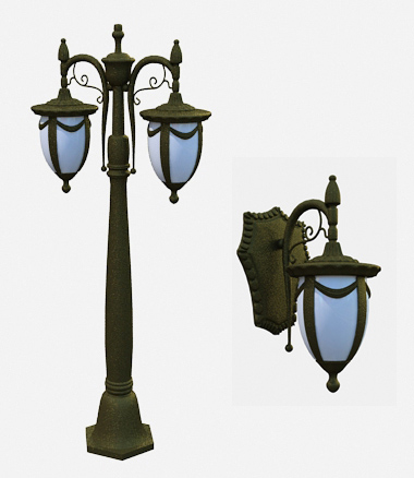 3D Model Street Lamp Free Download