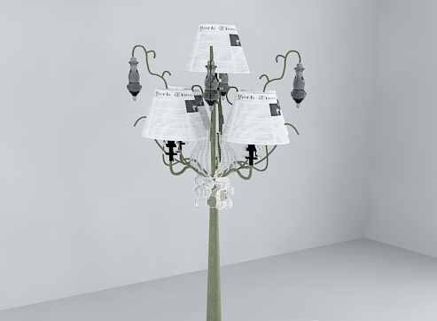 3D Model Floor Lamp Decorative Free Download