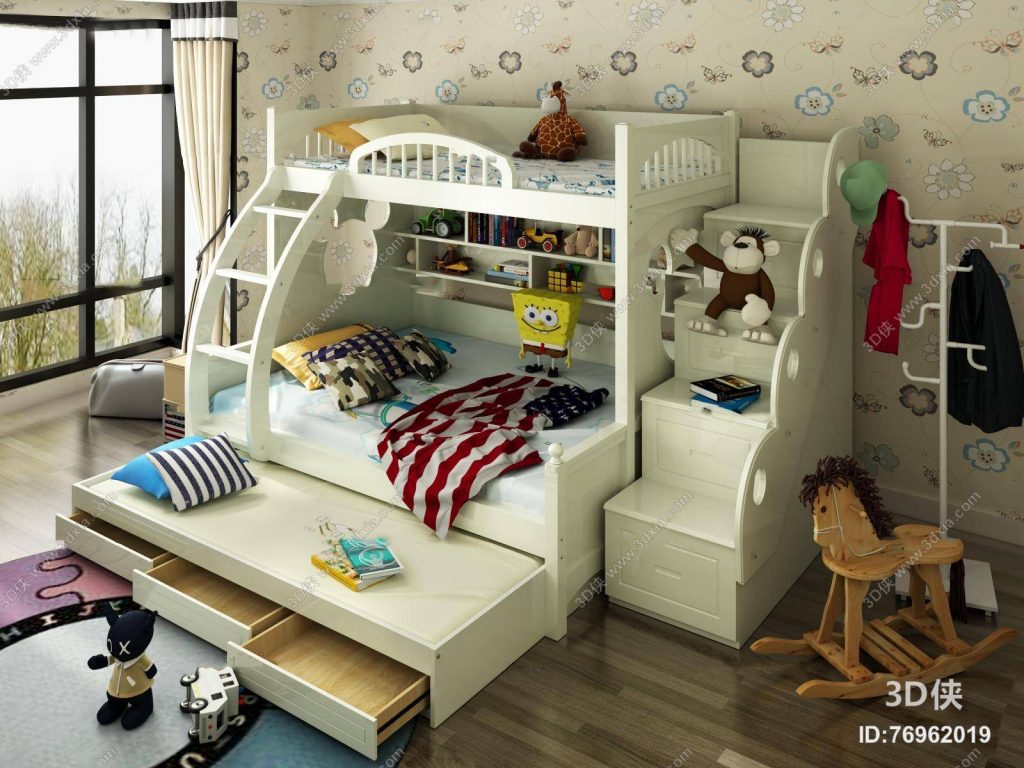 3d Child Bed Model 167 Free Download