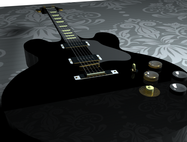 3d Model Lucille Guitar 19 Free Download