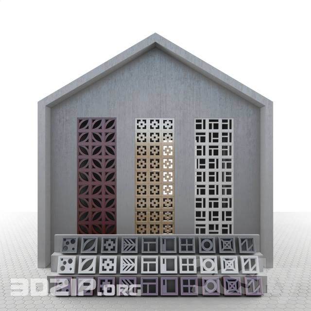3d Model Brick Ventilation Free Download