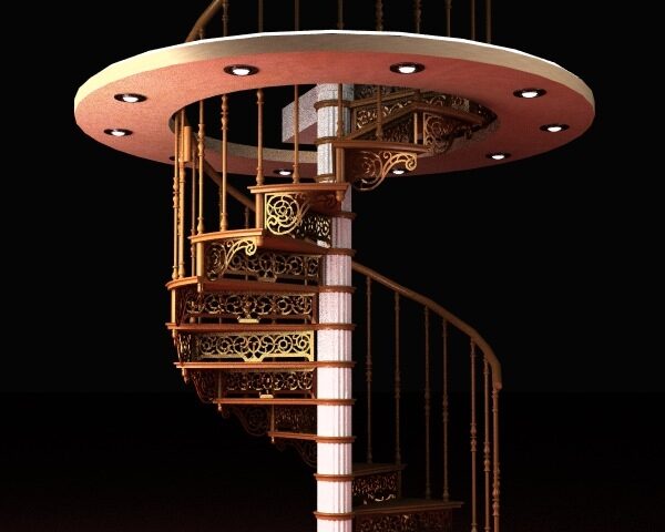 3d Model Stair SZ23 Free Download