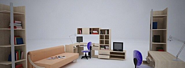 3D Full Furniture Set Model 4 Free Download