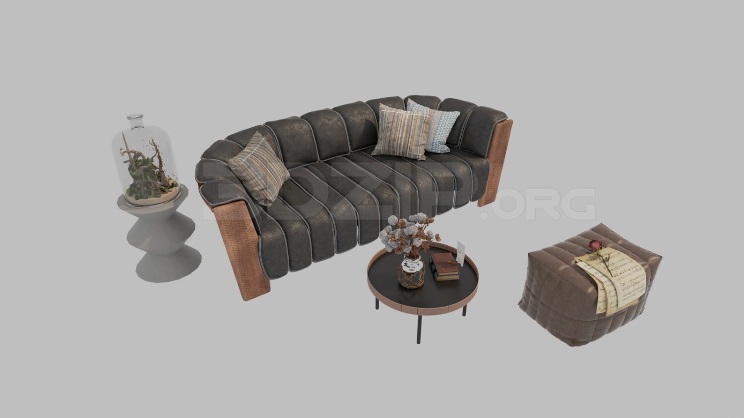 4065. Free 3D Sofa Model Download