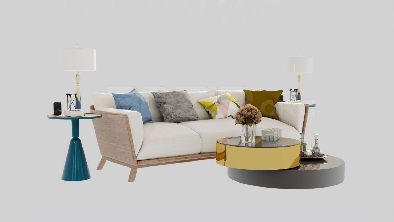 4175. Free 3D Sofa Model Download