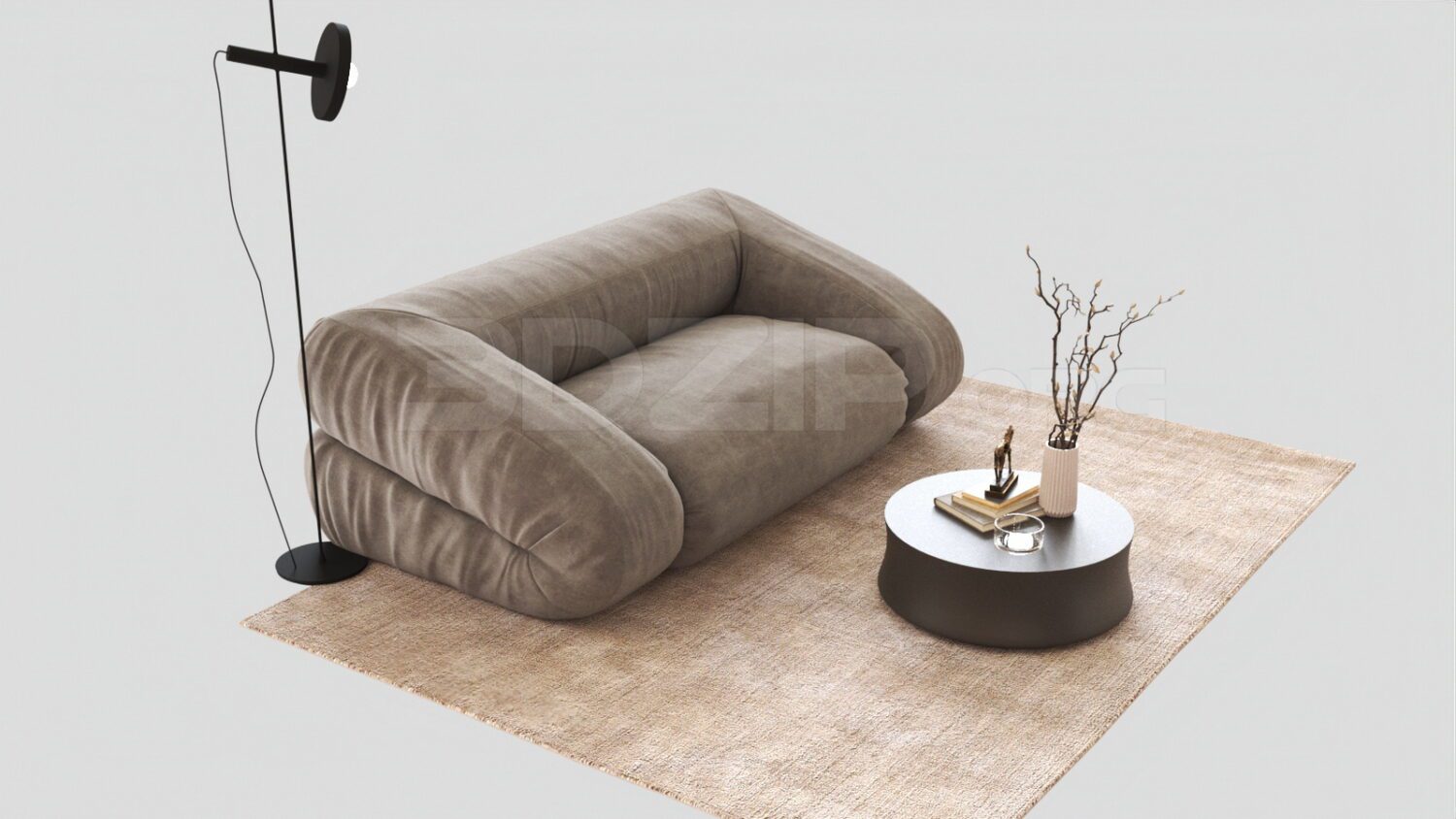 4202. Free 3D Sofa Model Download