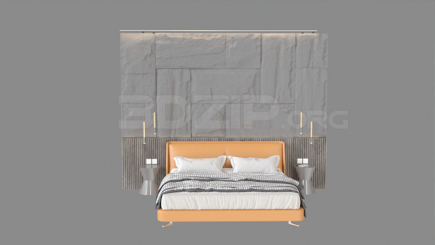 4287. Free 3D Bed Model Download