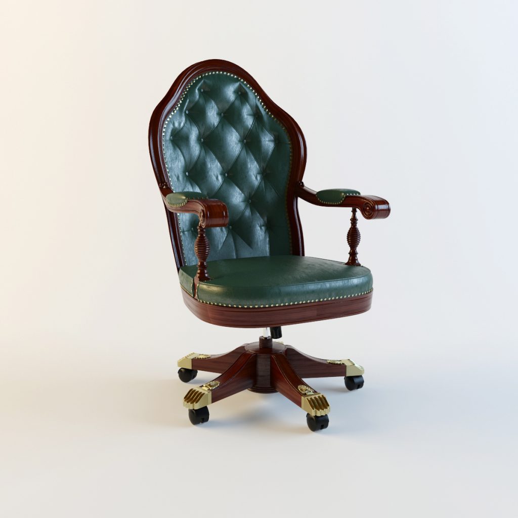 3D Model 44 Office Armchair-ModeneseGastone Free Download
