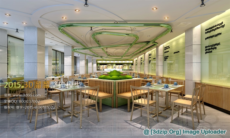 File 3D Interior Model Restaurant-Teahouse-Cafe Free Download Part 1