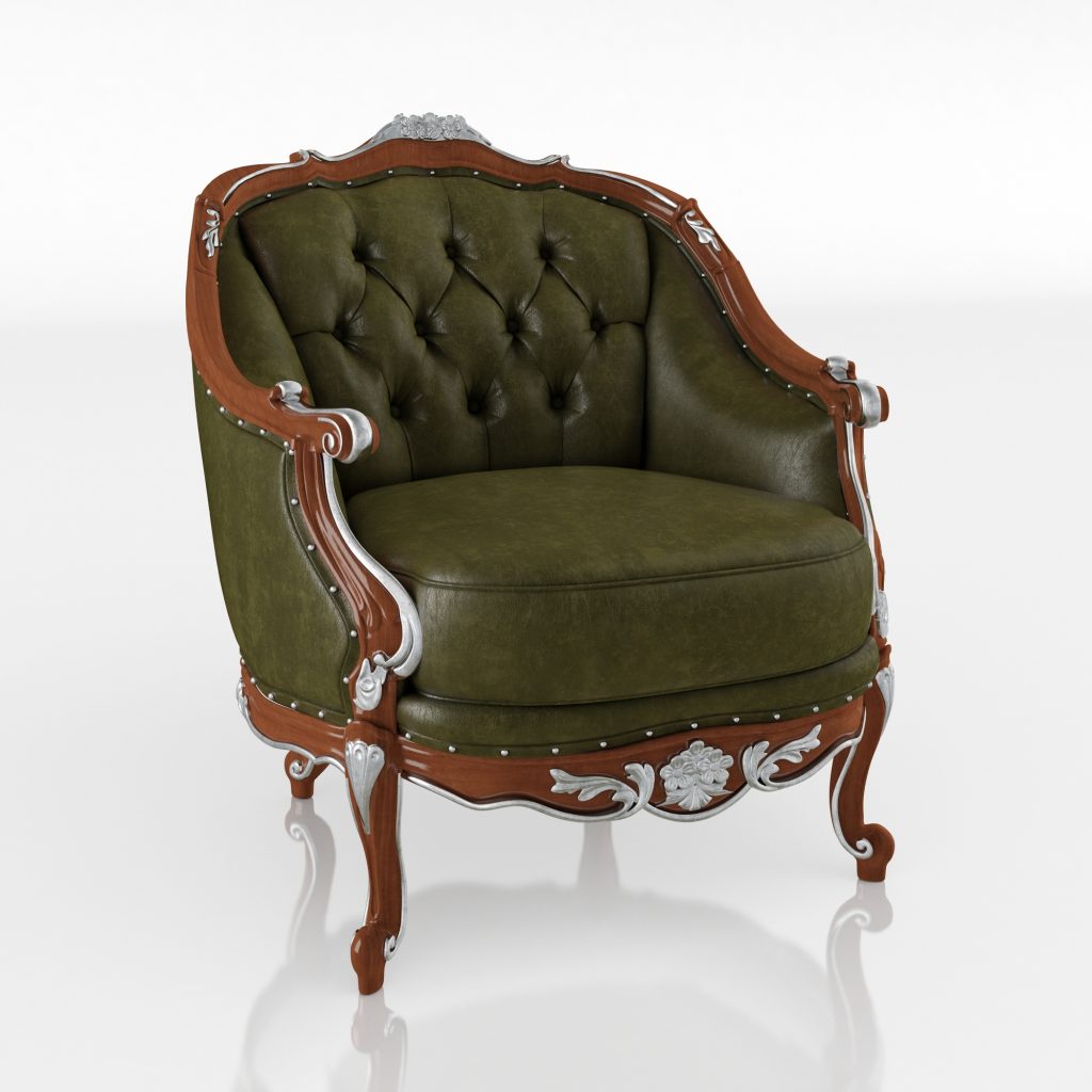 3D Model 46 Armchair – ModeneseGastone Free Download