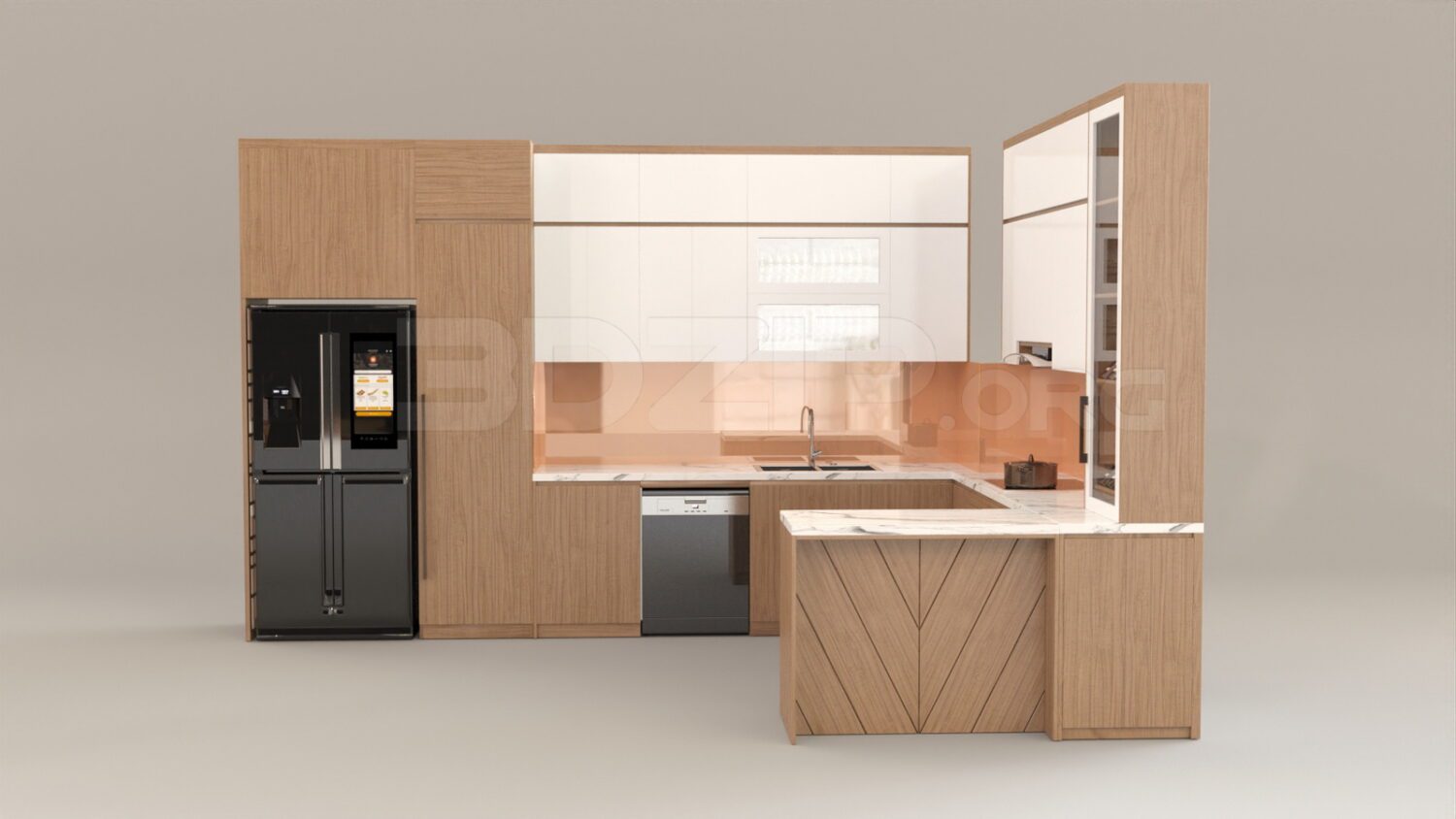 4610. Free 3D Kitchen Model Download Scaled 1 