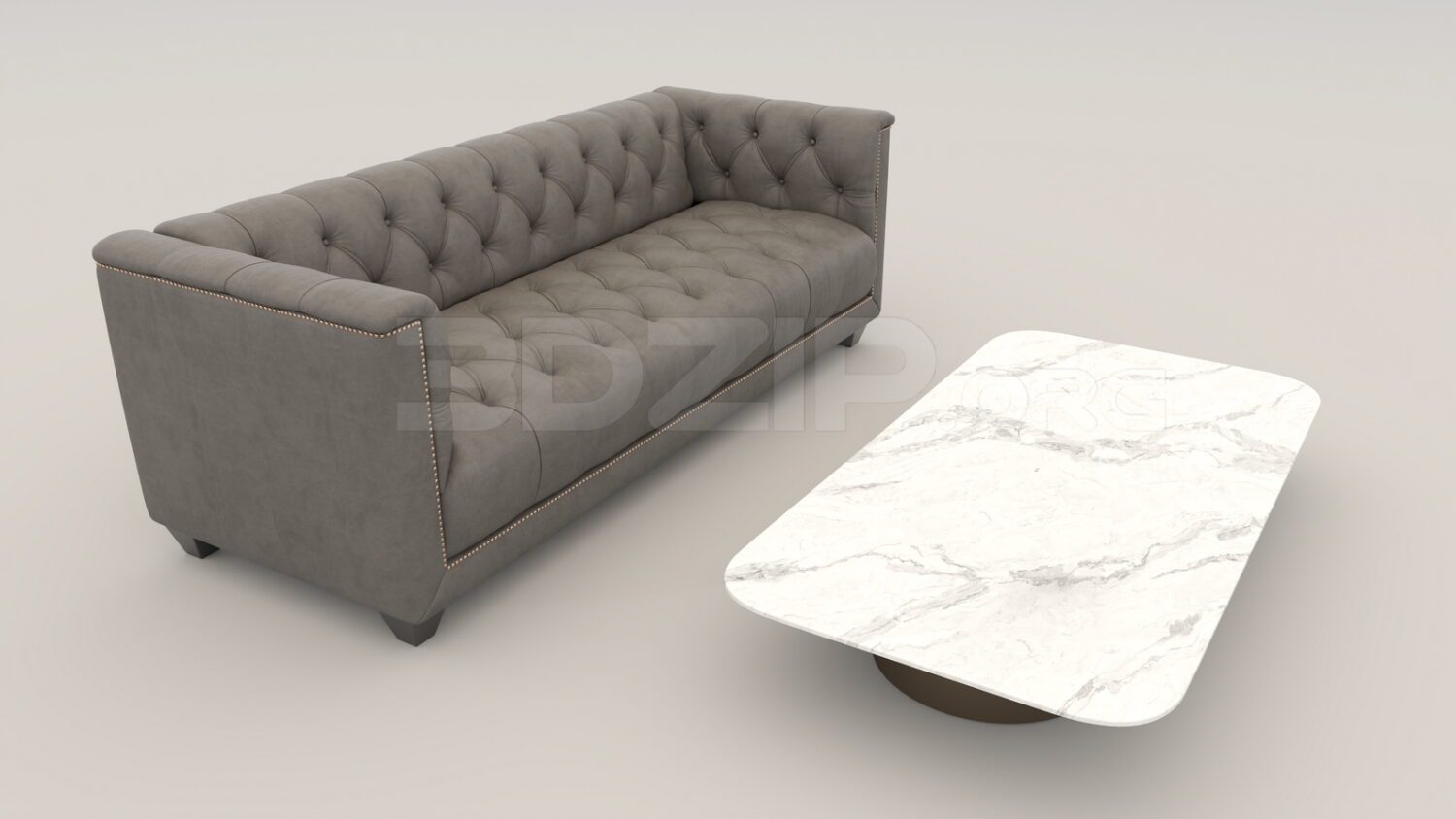4619. Free 3D Sofa Model Download