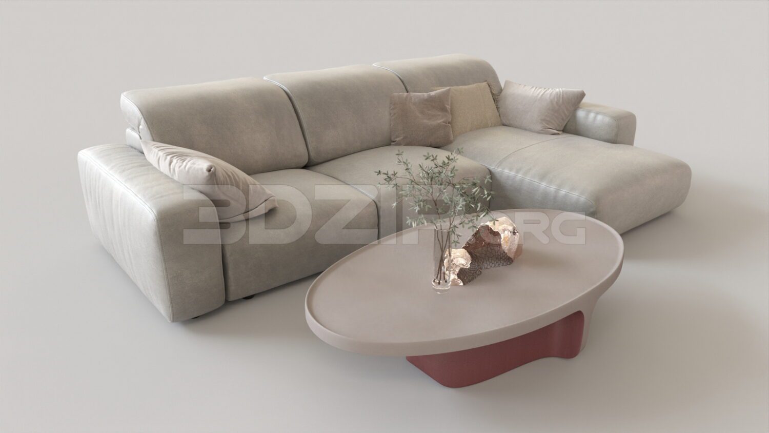 4739. Free 3D Sofa Model Download