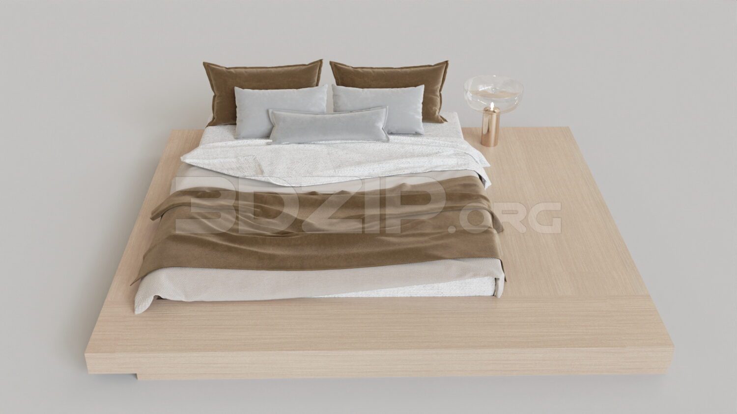 4963. Free 3D Bed Model Download