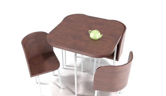 3d Childroom Table + Chair Model 5 Free Download