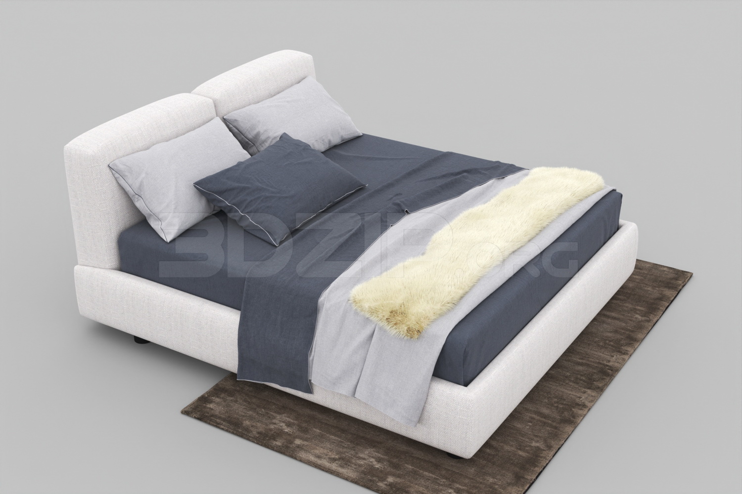 529. Download Free Bed Model By Kts Hieu Saker