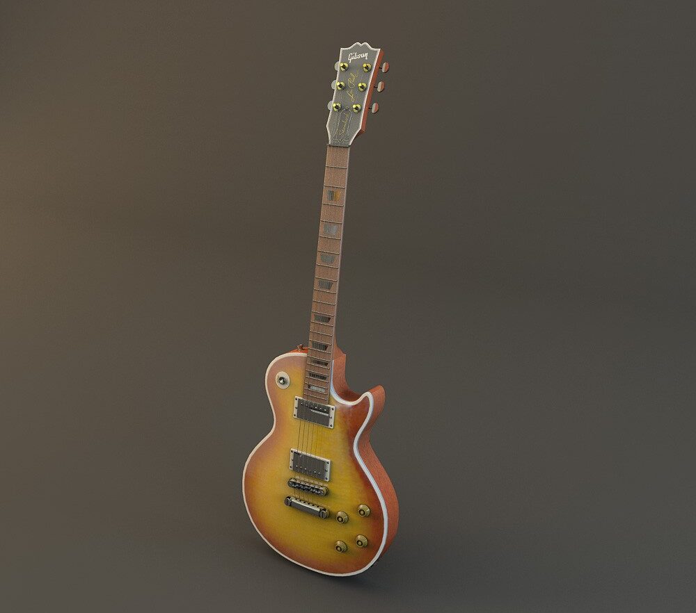 3d Model Guitar 11 Free Download
