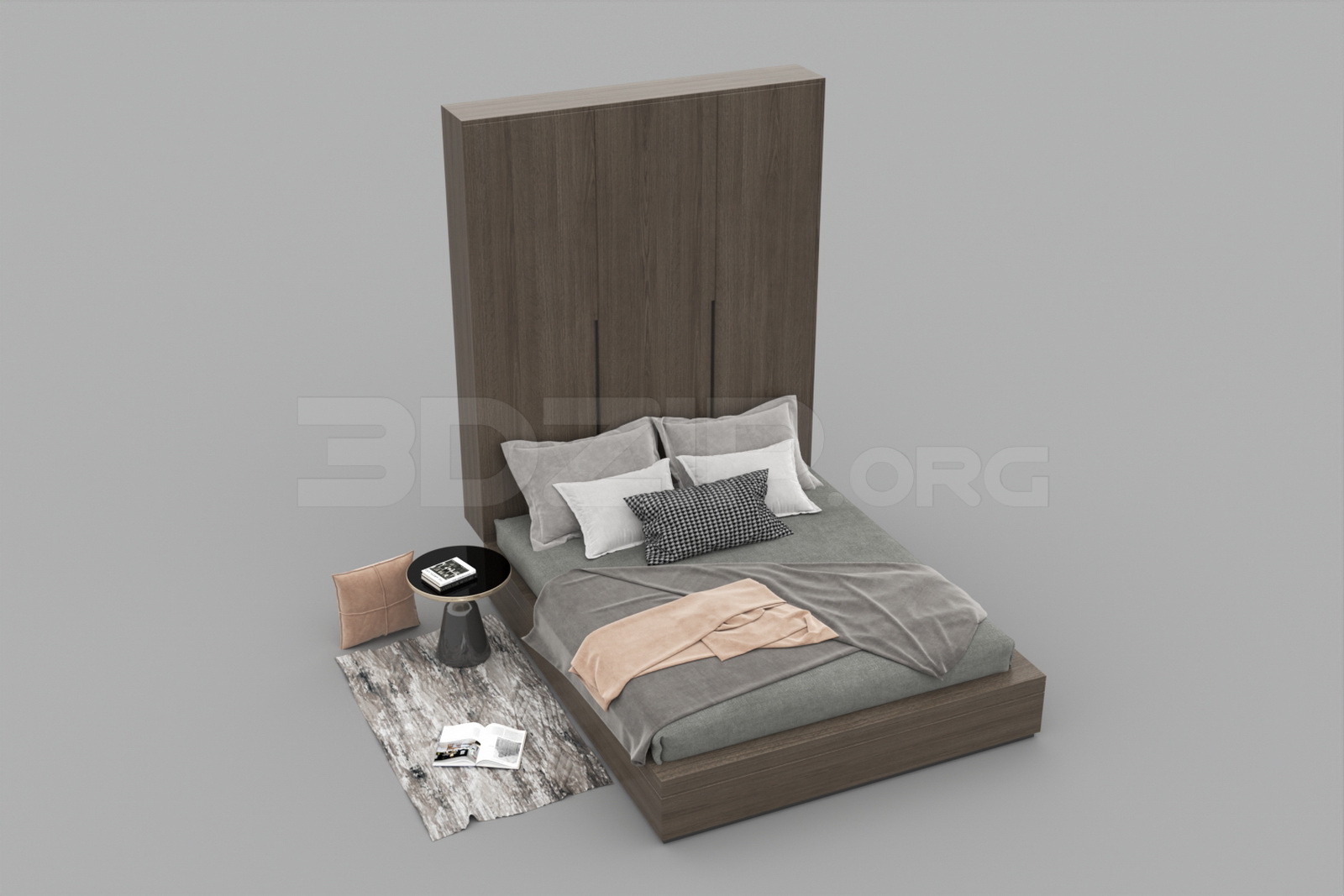 707. Free 3D Bed Model Download