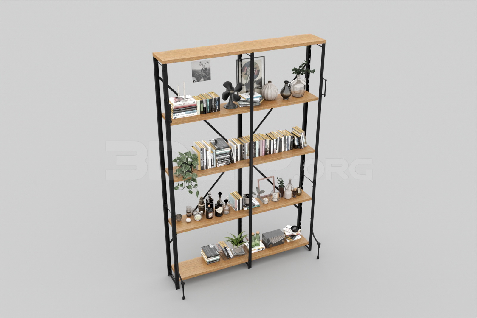 720. Download Free Bookcase Model By Viet Hoang