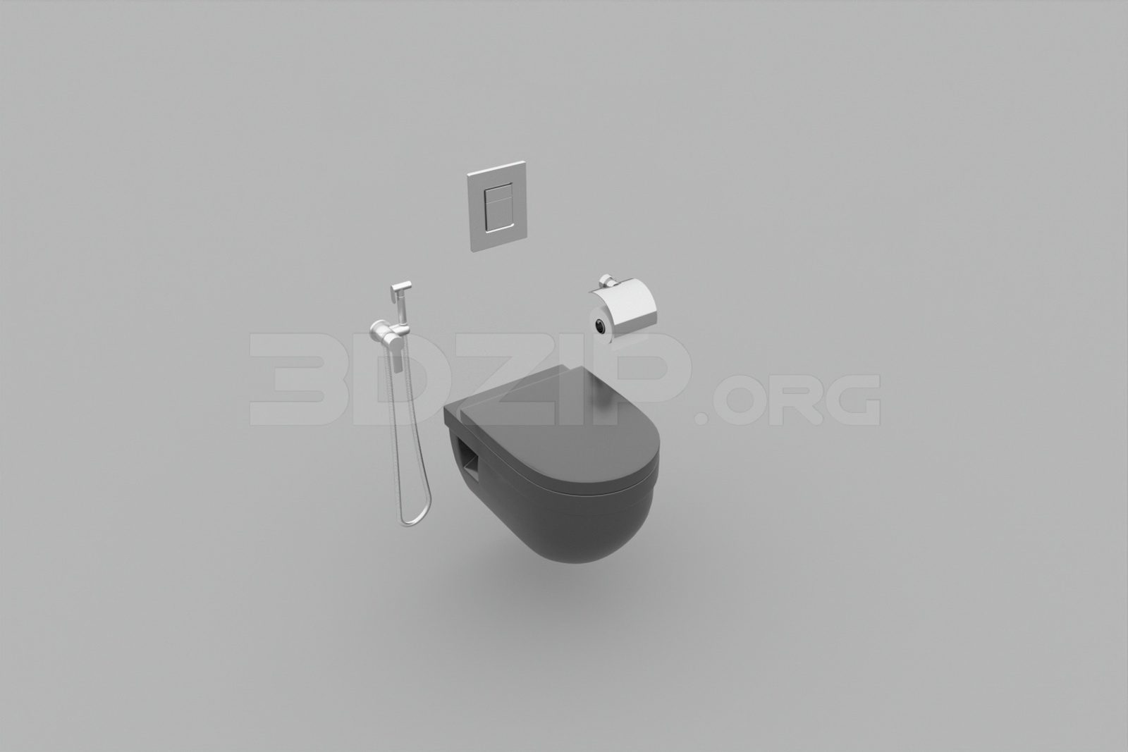 748. Download Free Toilet Model By Hieu Nguyen