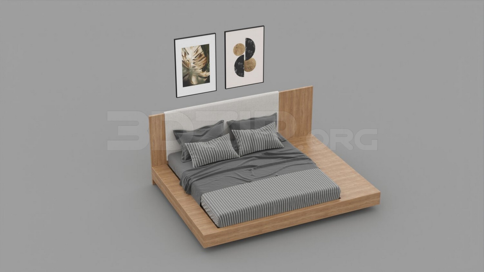 832. Download Free Bed Model By Nguyen Dinh Cau