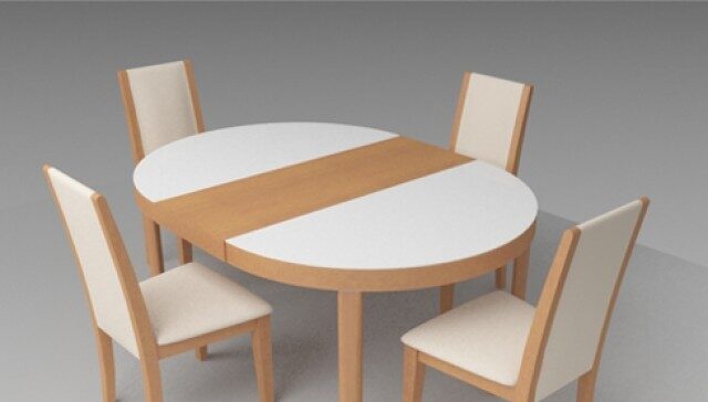 3d Childroom Table + Chair Model 9 Free Download