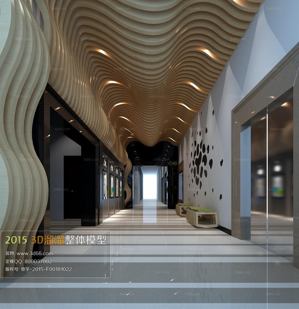 Corridors And Aisles 3d model free download 01