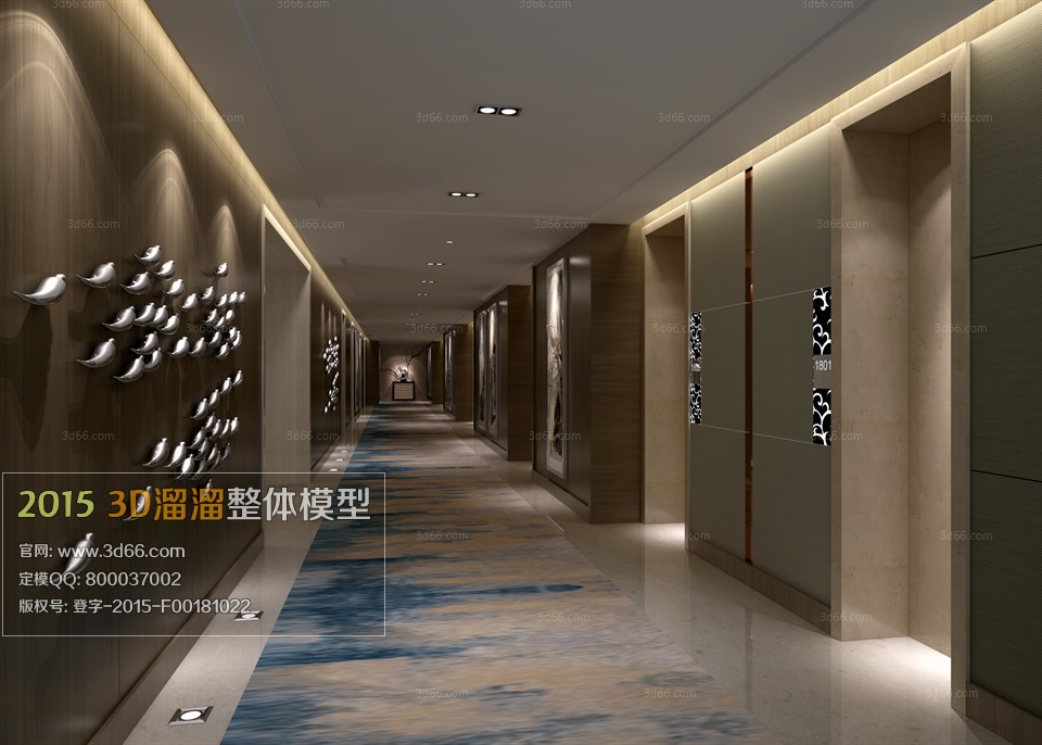 Corridors And Aisles 3d model free download 04