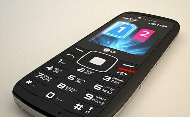 Free 3D Model Mobile Phone LG GX300