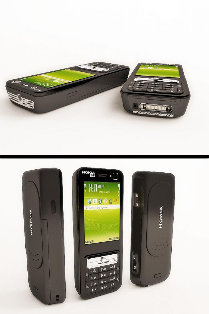 Free 3D Model Nokia N73